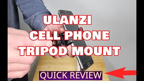 ULANZI ST 06S 2 Cold Shoe Phone Tripod Mount Holder