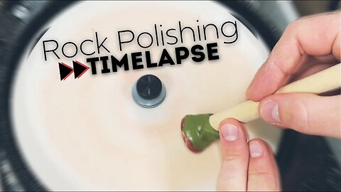 Timelapse ⏩ Polishing An Agate | Lapidary