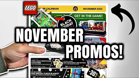 HUGE LEGO November 2022 Promotional Calendar LEAKS! Promotional | Black Friday, GWP Deals