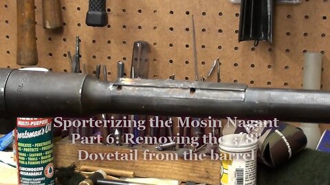 Sporterizing the Mosin Nagant Part 6- Finishing up metal work and applying finish
