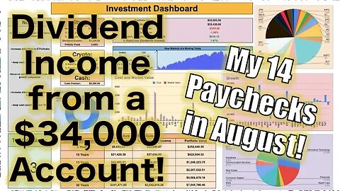 How much my Dividend Growth Portfolio paid me in the Month of August!