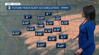 Freezing Drizzle into Monday