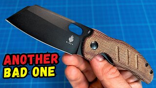 Kizer Mini Sheepdog with 10V Blade Steel, Natural Micarta Scales & Liner Lock - BladeHQ Exclusive