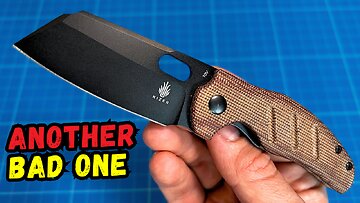 Kizer Mini Sheepdog with 10V Blade Steel, Natural Micarta Scales & Liner Lock - BladeHQ Exclusive