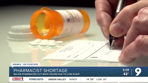 Pharmacist shortage impacts CVS, Walgreens and Walmart hours