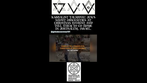 Illuminati Kabbalist Talmudic Jews Curse At, Spit On, And Assault Christians In Israel. Compilation