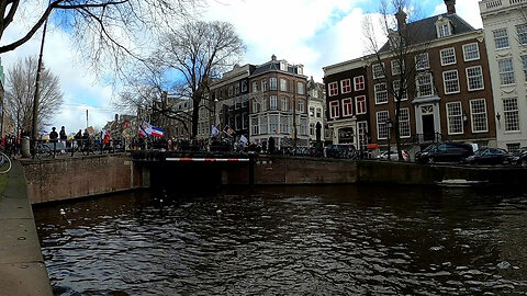 Demonstratie tegen CBDC in Amsterdam 5-2-2023.