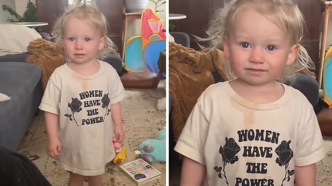 Cute Toddler Politely Asks For Mom's "Assistance"