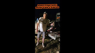 Donating Hog Hunt For Cancer/Rabbit Hunting W/ Blow Gun/Hog Hunting Texas Pig Down