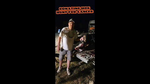 Donating Hog Hunt For Cancer/Rabbit Hunting W/ Blow Gun/Hog Hunting Texas Pig Down