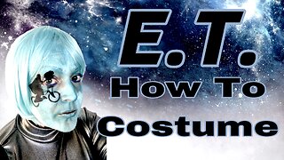 E.T. Unique costume idea and make up tutorial.