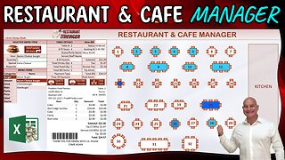 How To Create A Restaurant & Cafe Manager Application In Excel + FREE Download
