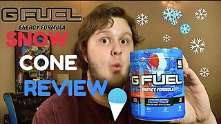 G Fuel “SNOW CONE” Flavor REVIEW!