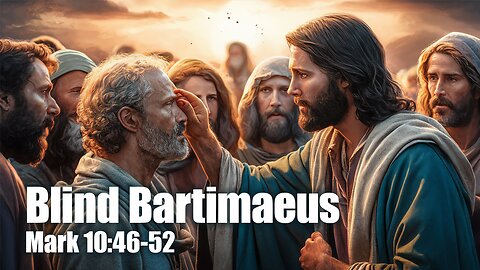 Blind Bartimaeus. Mark 10:46-52