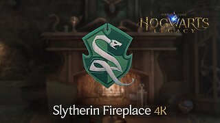 Hogwarts Legacy - Slytherin Fireplace 4K