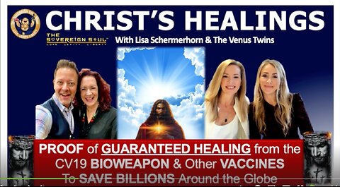 Actual PROOF of CHRIST HEALING CV19 the Vaxx Injured thru The Venus Twins & Lisa Schermerhorn