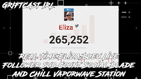 Real Time Eliza Bleu Live Follower Sub Count Social Blade and Chill Vaporwave Station