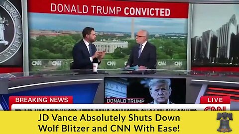 JD Vance Absolutely Shuts Down Wolf Blitzer and CNN With Ease!