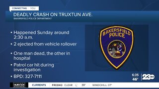 One dead, another hospitalized after crash