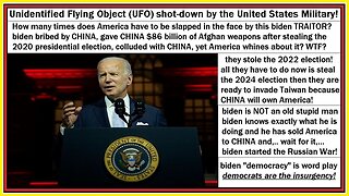 UFO shot-down by USA