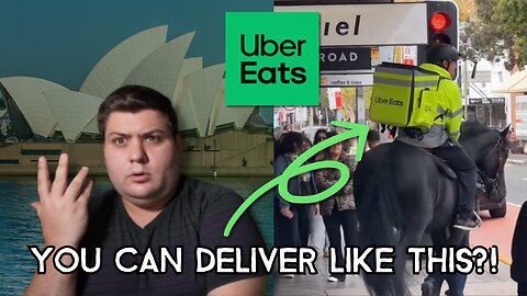 UberEats Worker EXPOSED for Delivering on Horseback!! Doordash Grubhub