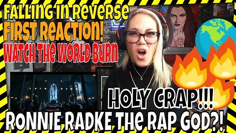 HOLY CRAP RONNIE RADKE THE RAP GOD?!! | Falling In Reverse "Watch The World Burn"