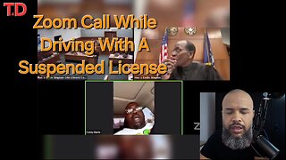 On A Zoom Call While Driving With A Suspended License