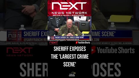 Sheriff Exposes The 'Largest Crime Scene' #shorts