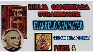 EL SERMON DE LA MONTAÑA - BIBLIA STRAUBINGER EVANGELIO SEGUN SAN MATEO PARTE 6