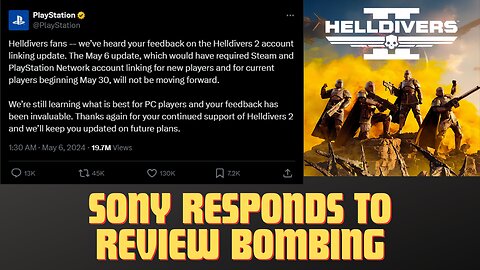 Helldivers 2 Sony Responds