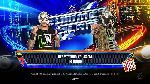 WWE 2k24 Rey Mysterio vs Axiom