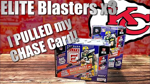 I PULLED my CHASE Card! | 2022 Donruss Elite Football Blaster Box (x3) Football Card Pack Opening