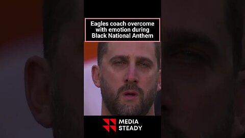 Eagles coach Nick Sirianni overcome with emotion during Black National Anthem