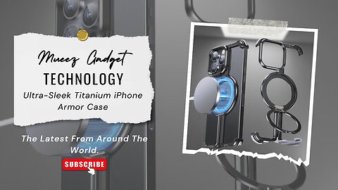 Ultra-Sleek Titanium iPhone Armor Case - | Link in description