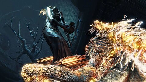 BLOODBORNE The Old Hunters DLC Laurence, the First Vicar Boss Fight