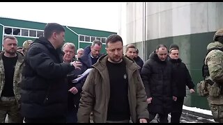 Volodymyr Zelenskyy surveys destruction in Ukraine