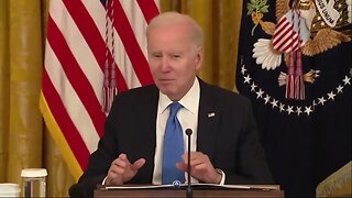 Joe Biden At His Own Meeting With Governors: "I'm Going To Be Quiet, Right?"