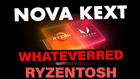 🔥 WHATEVERRED KEXT 👉 VAI DAR VIDA A NOVOS #RYZENTOSH / #HACKINTOSH 😱 CONFIRA ESSA NOVIDADE 👊