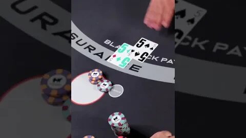 $50,000 Blackjack #Shorts Splitting 9's - Mr Blackjack