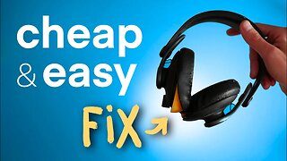 don't buy new headphones // Earpad DIY fix