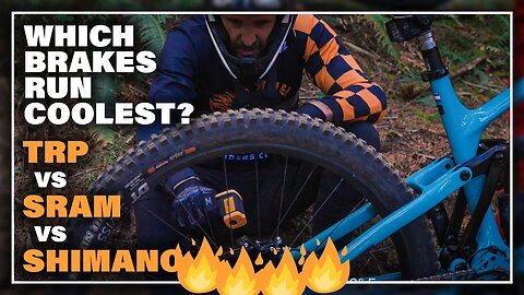 Mountain Bike Brake Test - Temperature Testing. How Hot is Hot?
