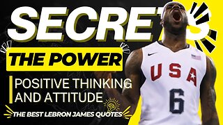 LeBron James Motivational Video│The Power of Positive Thinking🔥│#quotes #basketballhighlights