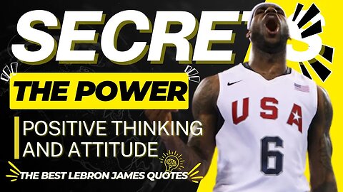 LeBron James Motivational Video│The Power of Positive Thinking🔥│#quotes #basketballhighlights