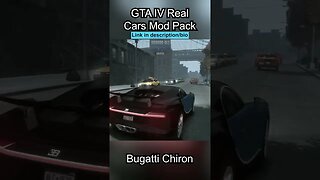 Bugatti Chiron - GTA IV Real Car Mods #shorts