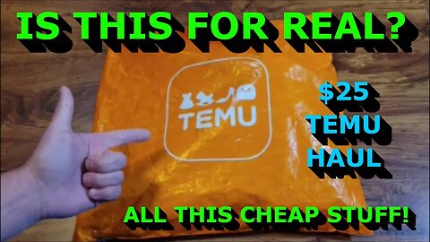 Is TEMU for REAL? - $25 TEMU Haul - This is CRAZY