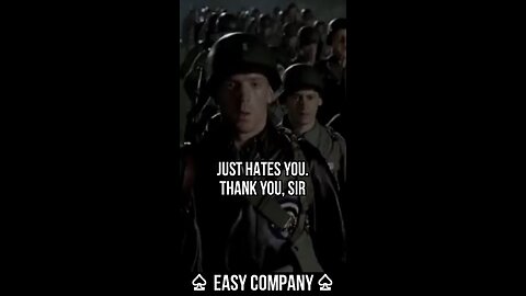 Band of Brothers "Sobel does not hate Easy company, he just hates you" #bandofbrothers #ww2 #movie