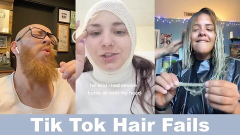 Hairdresser reacts to CRAZY TIK TOK HAIR VIDS - Hair Buddha Hair Fails