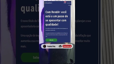 Renda Mais - Tesouro Direto