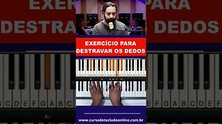 Exercício para destravar os dedos no Teclado