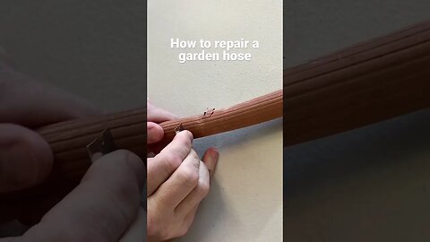 How to Repair a Garden Hose